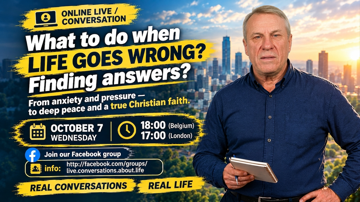 Faith. Hope. Life.
A Live Conversation About What Really Matters
